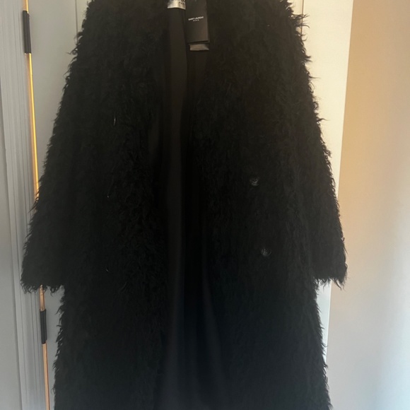 Saint Laurent oversized teddy coat - Picture 3 of 4